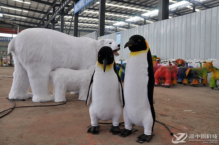 仿真動物機模 定制動物機模 定制企鵝機模