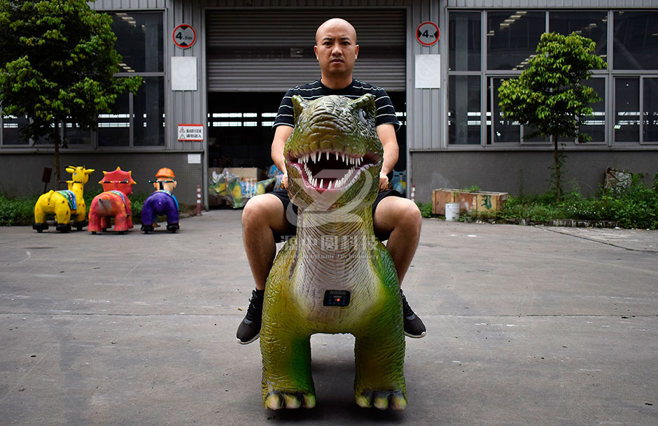 霸王龍童車，商場騎行霸王龍，霸王龍小車